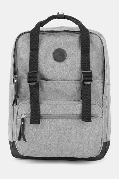 waterproof canvas backpack in gray