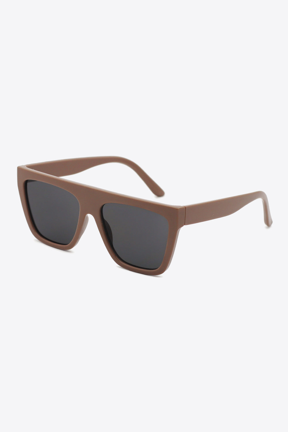 brown wayfarer sunglasses side view