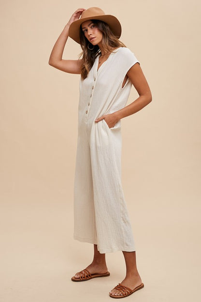 Cotton Resort Jumpsuit