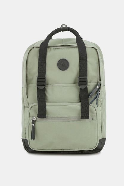 waterproof canvas backpack in green