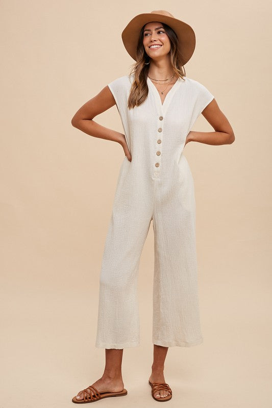 Cotton Resort Jumpsuit