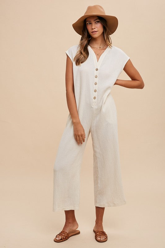 Cotton Resort Jumpsuit