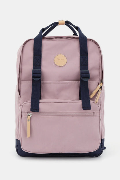 waterproof canvas backpack in light mauve